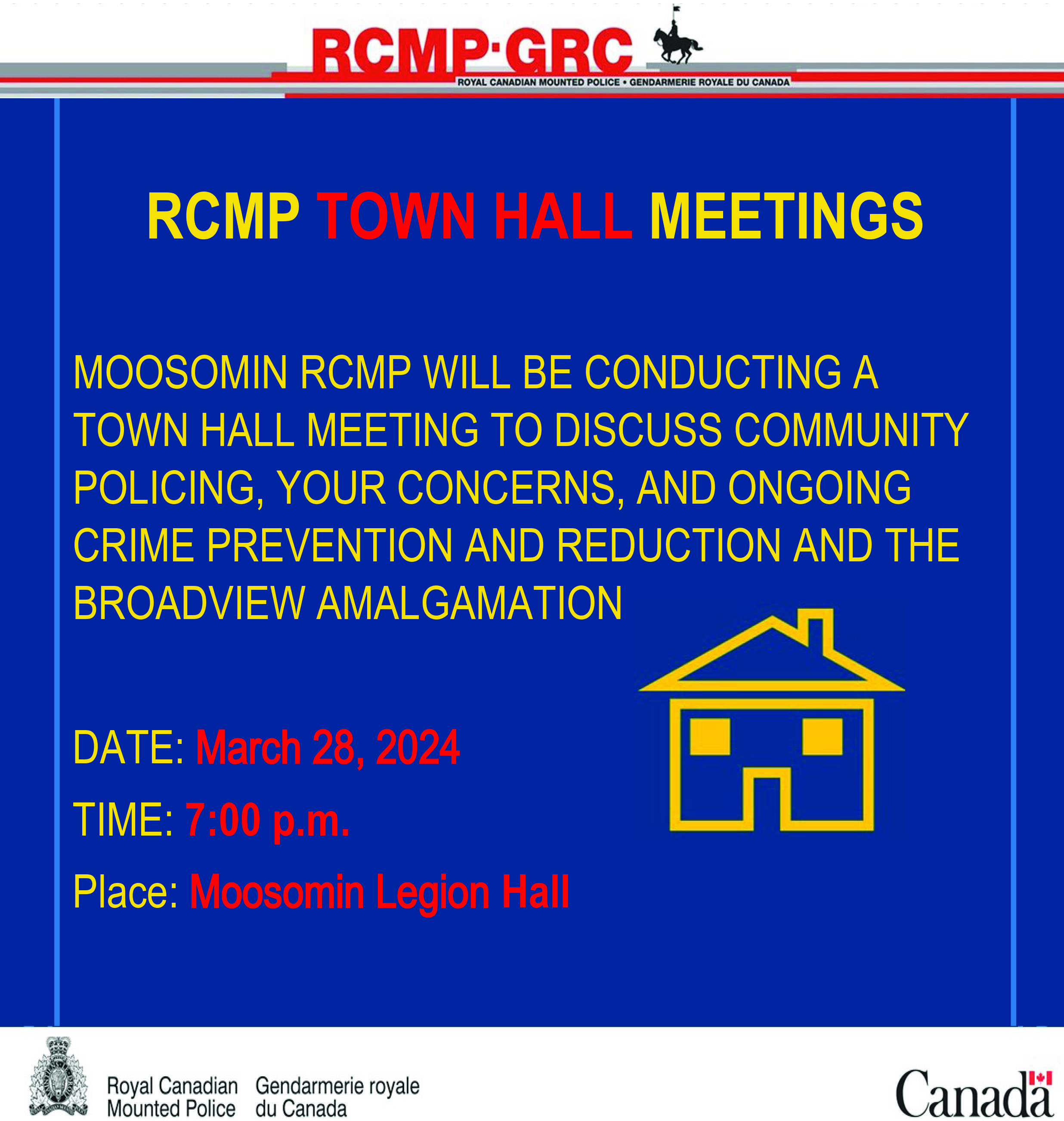RCMP Town Hall Meeting